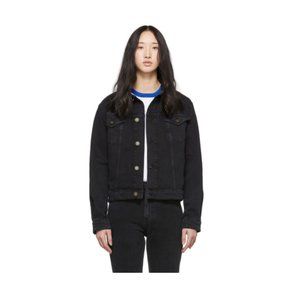 Calvin Klein Black Denim Trucker Jacket